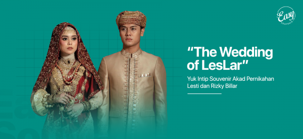 "The Wedding of LesLar" Intip Souvenir Akad Pernikahan Lesti dan Rizky